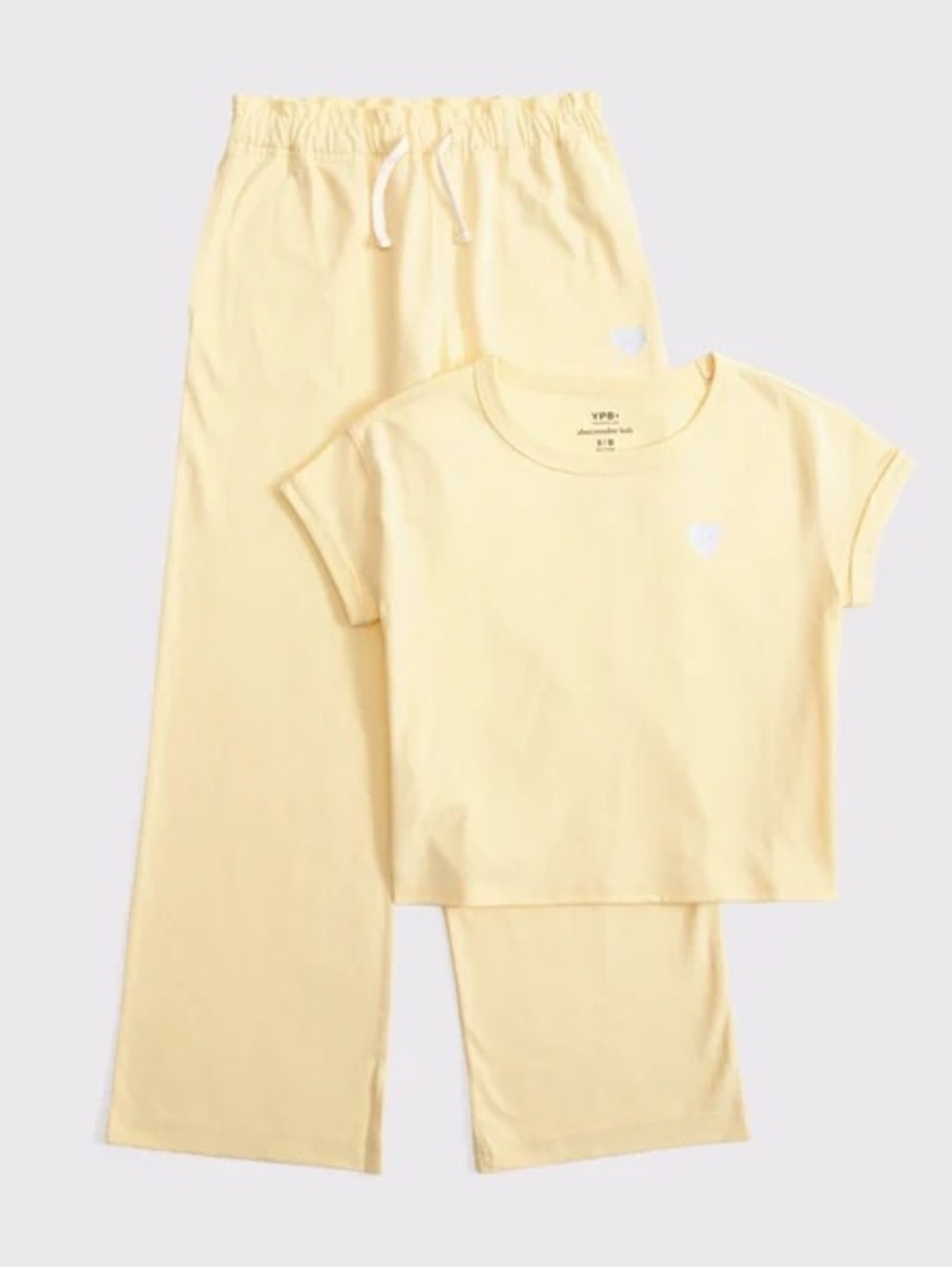 Abercrombie Kids Yellow Short Sleeve Top & Pant lounge set